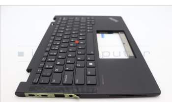 Lenovo 5M11L64106 MECH_ASM KBD W C EURO ENG BKLT LTN US BK