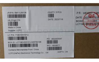 Lenovo 5M11L64136 C-Cover with keyboard, Japanese, Black, Backlight, JP