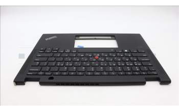 Lenovo 5M11L64139 C-Cover with keyboard, Korean, Black, Backlight, US