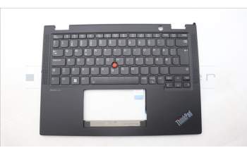 Lenovo 5M11L64145 C-Cover with keyboard, Norwegian, Black, Backlight, UK