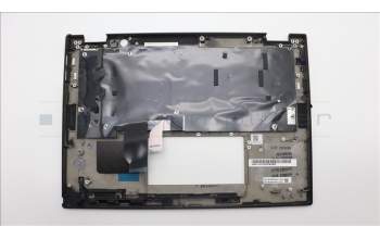 Lenovo 5M11L64151 C-Cover with keyboard, Portuguese, Black, Backlight, UK