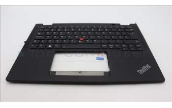 Lenovo 5M11L64265 C-Cover with keyboard, Portuguese, Black, Backlight, WWAN, UK