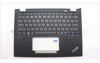 Lenovo 5M11L64268 C-Cover with keyboard, Russian, Black, Backlight, WWAN, US
