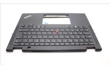 Lenovo 5M11L64295 C-Cover with keyboard, UK English, Black, Backlight, WWAN, UK