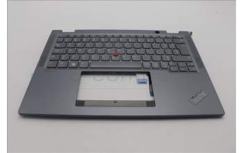 Lenovo 5M11L64327 MECH_ASM KBD W C FRA/ENG BKLT CHY UK GY