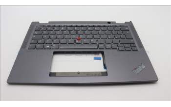 Lenovo 5M11L64702 C-Cover with keyboard, Italian, Grey, Backlight, WWAN, UK