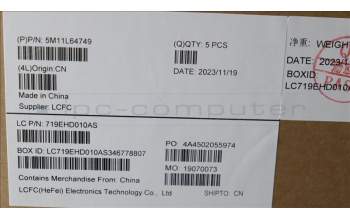 Lenovo 5M11L64749 C-Cover with keyboard, Switzerland, Grey, Backlight, WWAN, UK