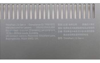 Lenovo 5M11L64835 FRU D COVER ASM BK L13 CS