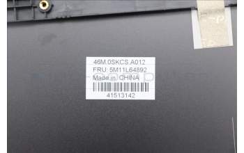 Lenovo 5M11L64892 MECH_ASM ASM A COVER YG 2.4T BK WLAN AMD
