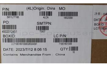 Lenovo 5M11L77166 IR BEZEL+FHD AL/FHD TSALTAPEASM