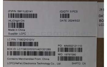 Lenovo 5M11L83141 MECH_ASM KBDBZL,RUS,WL,BK/GY,SRX