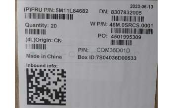 Lenovo 5M11L84682 P-GPU No WWAN D-Cover ASM