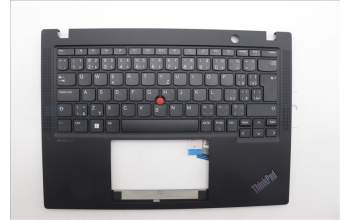 Lenovo 5M11L85659 C-Cover with keyboard, Czech/Slovakian, Black, UK