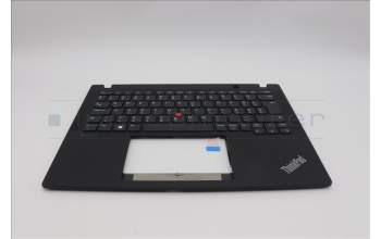 Lenovo 5M11L85721 C-Cover with keyboard, Hungarian, Black, UK