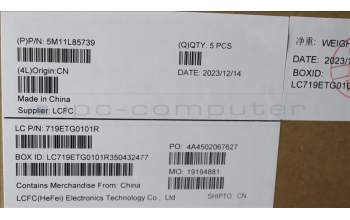 Lenovo 5M11L85739 MECH_ASM KB BK MG ITA LTN