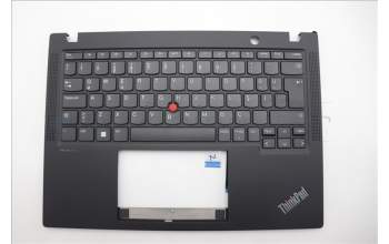 Lenovo 5M11L85832 C-Cover with keyboard, Turkish, Black, UK