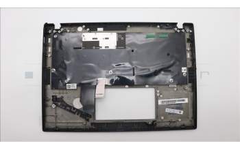 Lenovo 5M11L85899 C-Cover with keyboard, Danish, Black, Backlight, UK