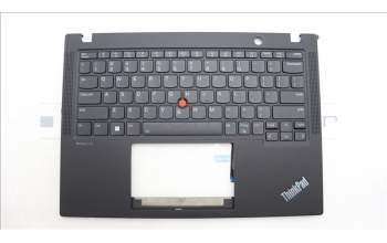 Lenovo 5M11L85905 C-Cover with keyboard, USA English, Black, Backlight, US