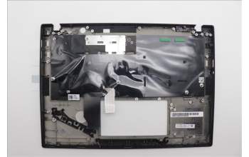 Lenovo 5M11L85934 C-Cover with keyboard, German, Black, Backlight, UK