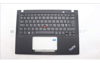 Lenovo 5M11L86010 C-Cover with keyboard, Nordic, Black, Backlight, UK