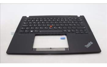Lenovo 5M11L86040 C-Cover with keyboard, Swedish/Finnish, Black, Backlight, UK