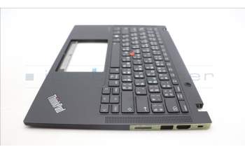 Lenovo 5M11L86058 C-Cover with keyboard, Thai, Black, Backlight, US
