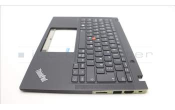 Lenovo 5M11L86132 C-Cover with keyboard, Danish, Black, Backlight, WWAN, UK
