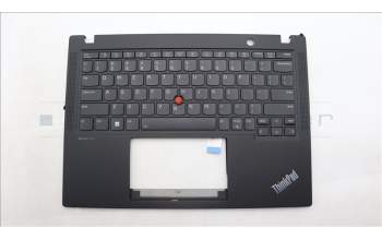 Lenovo 5M11L86138 C-Cover with keyboard, USA English, Black, Backlight, WWAN, US