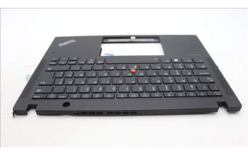 Lenovo 5M11L86144 C-Cover with keyboard, Estonian, Black, Backlight, WWAN, UK