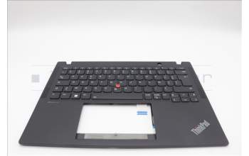 Lenovo 5M11L86154 C-Cover with keyboard, French, Black, Backlight, WWAN, US