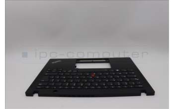 Lenovo 5M11L86156 C-Cover with keyboard, French, Black, Backlight, WWAN, US