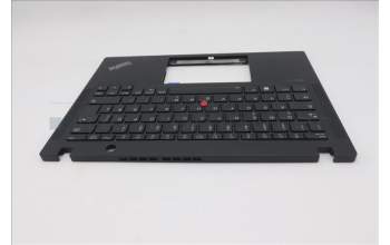 Lenovo 5M11L86171 C-Cover with keyboard, German, Black, Backlight, WWAN, UK