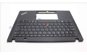 Lenovo 5M11L86237 C-Cover with keyboard, Norwegian, Black, Backlight, WWAN, UK