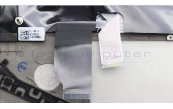 Lenovo 5M11L86298 C-Cover with keyboard, Turkish, Black, Backlight, WWAN, UK