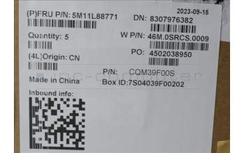 Lenovo 5M11L88771 MECH_ASM NoWW C-Cvr+ARA KB ASM,CHY