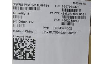 Lenovo 5M11L88784 MECH_ASM NoWW C-Cvr+GRE KB ASM,CHY