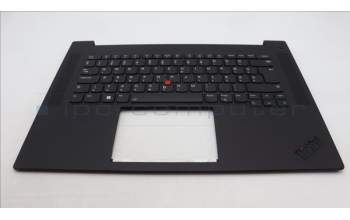 Lenovo 5M11L88786 C-Cover with keyboard, Hungarian, Backlight, Fingerprint, NO WWAN, UK