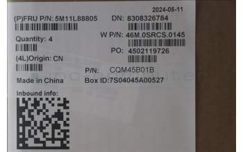 Lenovo 5M11L88805 MECH_ASM NoWW C-Cvr+UKE KB ASM,CHY