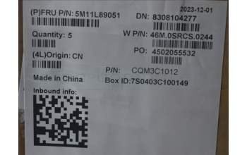 Lenovo 5M11L89051 MECH_ASM WW C-Cvr+LA SPA KB ASM,SRX