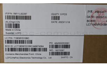 Lenovo 5M11L92287 MECH_ASM FRU KB CCV RUS (SRX) US BK