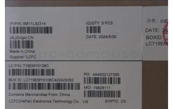 Lenovo 5M11L92314 MECH_ASM FRU KB CCV UKE (LTN) UK BK