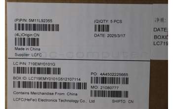 Lenovo 5M11L92355 MECH_ASM FRU KB CCV BRL (SRX) UK BK