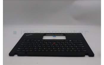 Lenovo 5M11L92858 C-Cover with keyboard, Hebrew, Black, Backlight, US