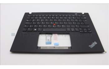 Lenovo 5M11L92868 C-Cover with keyboard, Icelandic, Black, Backlight, UK