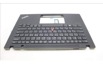 Lenovo 5M11L92884 C-Cover with keyboard, Korean, Black, Backlight, US