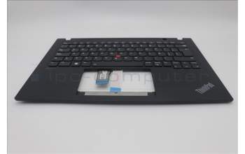 Lenovo 5M11L92886 C-Cover with keyboard, Spanish LA, Black, Backlight, UK