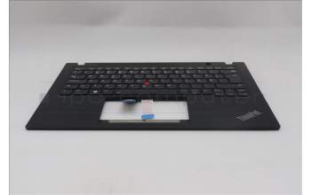 Lenovo 5M11L92890 C-Cover with keyboard, Norwegian, Black, Backlight, UK