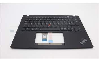 Lenovo 5M11L92892 C-Cover with keyboard, Norwegian, Black, Backlight, UK