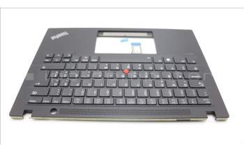 Lenovo 5M11L92908 MECH_ASM KBD w/CVR SLV BL (SUN) UK BK