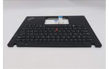 Lenovo 5M11L92921 C-Cover with keyboard, Switzerland, Black, Backlight, UK